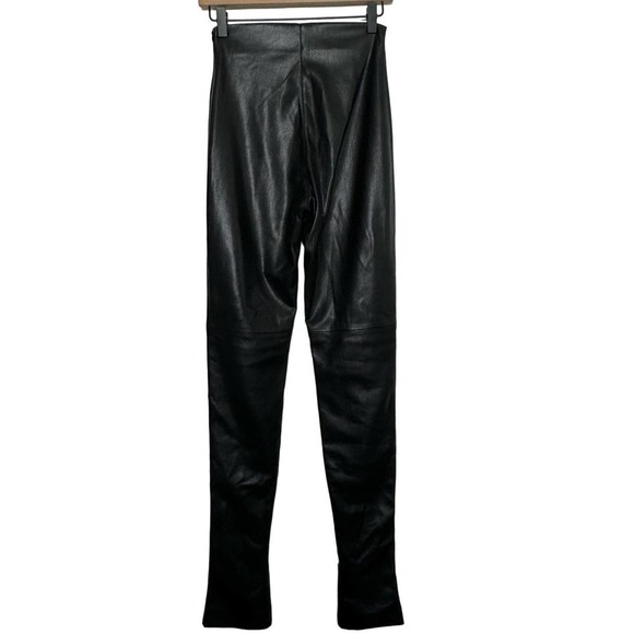 THE ANDAMANE Hoola Faux Leather Leggings High Waist Size 40 EU